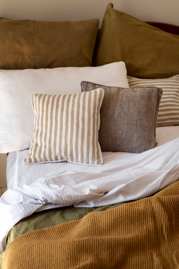 Chair Cushions Covers High Angle Cozy Bed Arrangement by Orient Uniforms for customers in Dubai, Abu Dhabi, Sharjah, Ajman and across the UAE